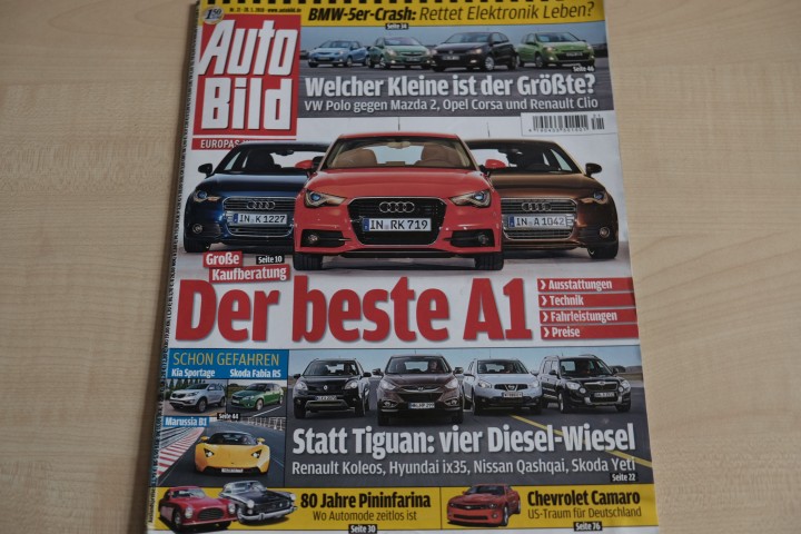 Deckblatt Auto Bild (21/2010)
